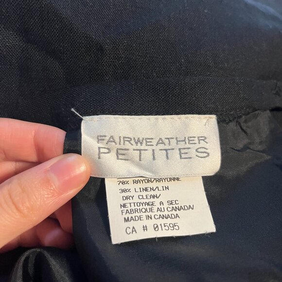 Vintage 90s Black Skirt, 1990s Solid Whimsigoth Grunge Mini Skirt - Picture 9 of 9